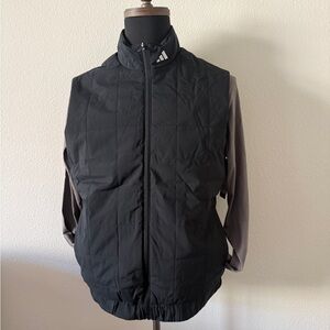 Adidas Men's Black Quilted Vest